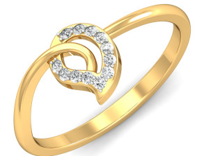 diamond ring for ladies Modèles 3D en vedette