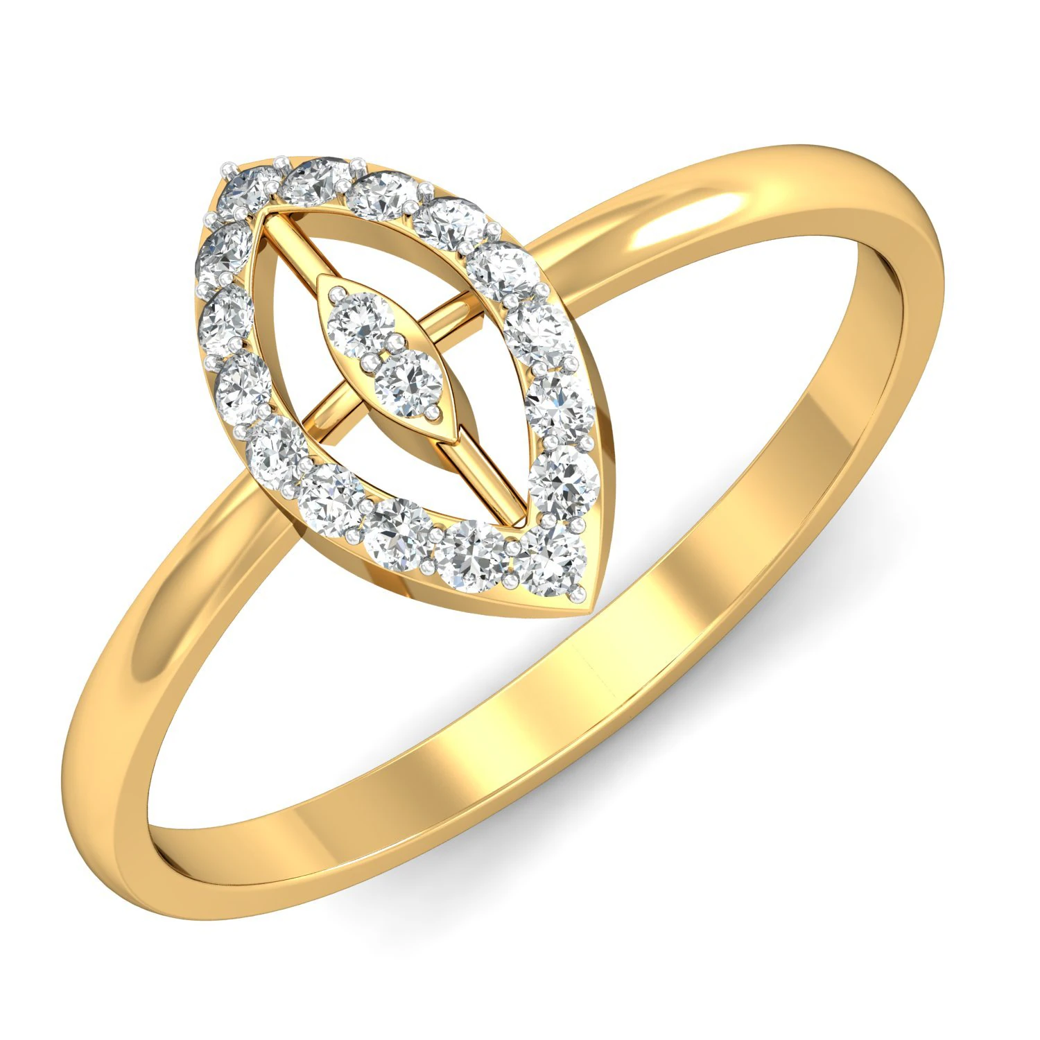 diamond ring for ladies 3D Print Model .c4d .max .obj .3ds .fbx .stl .blend 