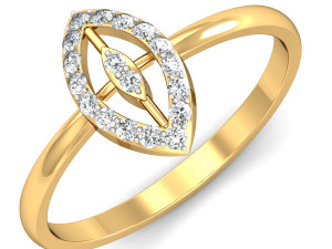 diamond ring for ladies 3D Baskı Modeli