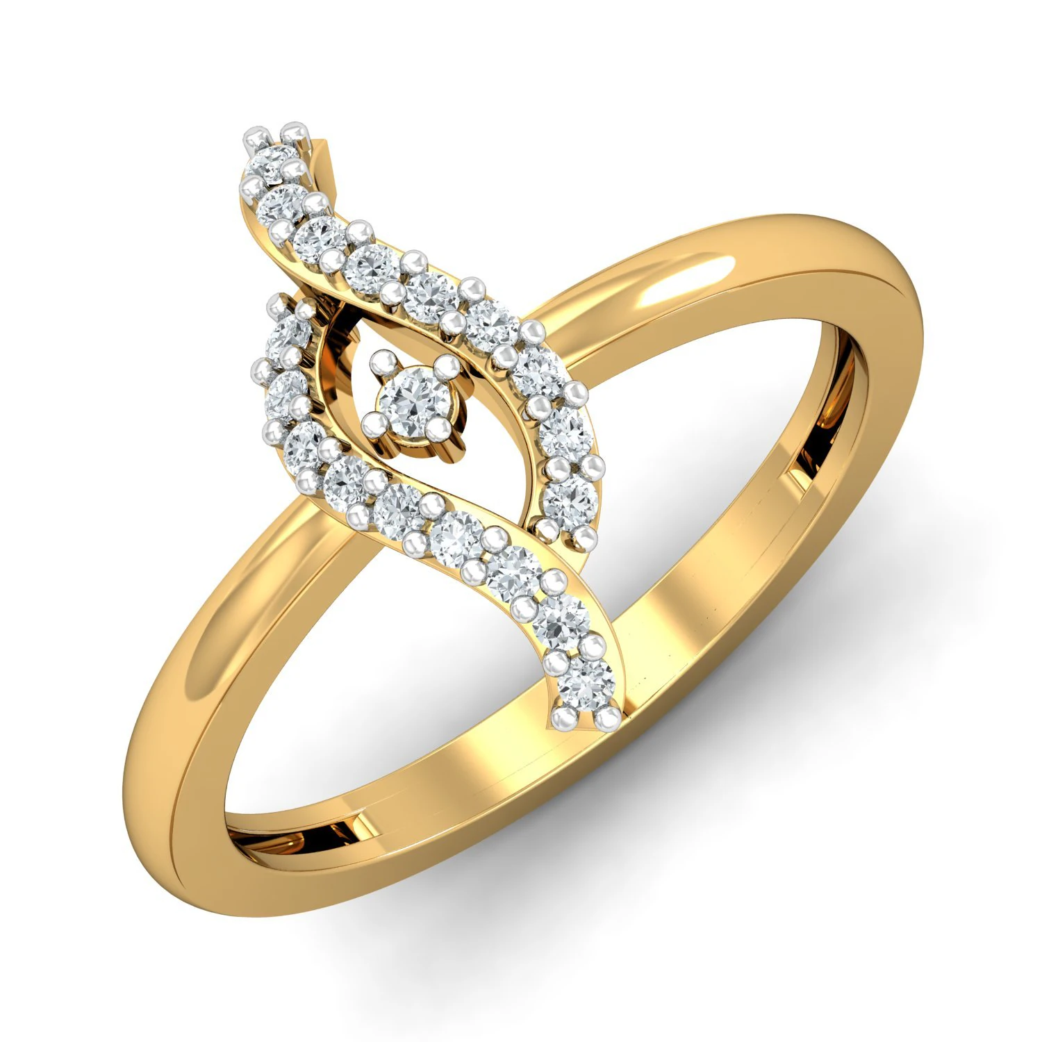 diamond ring for ladies 3D Print Model .c4d .max .obj .3ds .fbx .stl .blend 