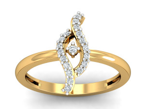 diamond ring for ladies 3D 打印模型