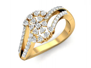 diamond ring for ladies 3D Print Model