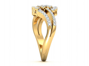 diamond ring for ladies Modèles 3D en vedette
