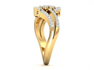 diamond ring for ladies 3D Print Model