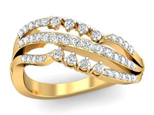 diamond ring for ladies 3D Print Model