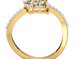 diamond ring for ladies 3D Baskı Modeli