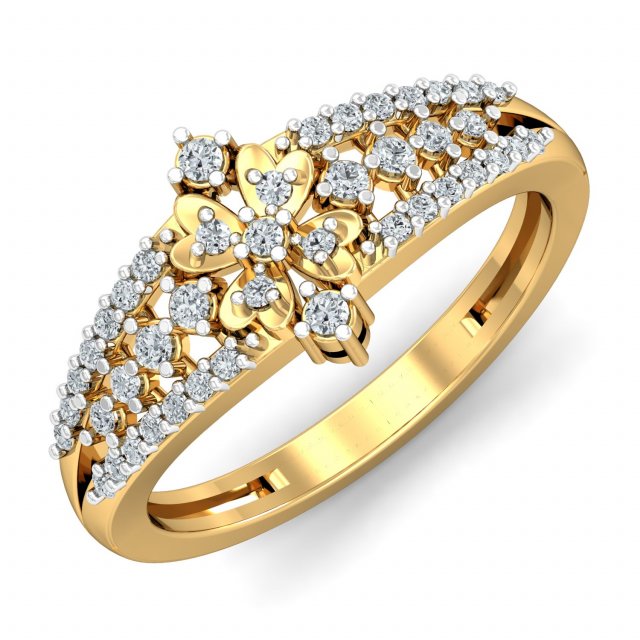 diamond ring for ladies 3D-Druckmodell .c4d .max .obj .3ds .fbx .stl .blend 