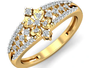 diamond ring for ladies 3D Print Model