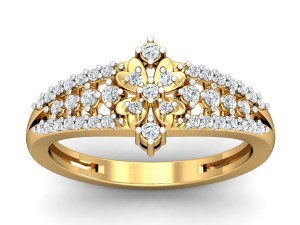 diamond ring for ladies 3D-Druckmodell