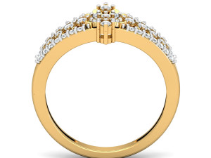diamond ring for ladies 3D-Druckmodell