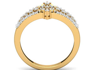 diamond ring for ladies 3D Print Model