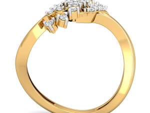 diamond ring for ladies 3D प्रिंट मॉडल