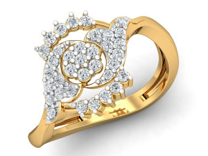 diamond ring for ladies 3D 프린트 모델