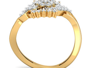 diamond ring for ladies Modelo de Impressão 3D
