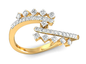 diamond ring for ladies 3D 打印模型
