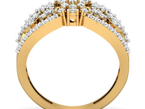 diamond ring for ladies 3D Baskı Modeli