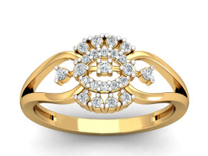 diamond ring for ladies Modelo de impresión 3D