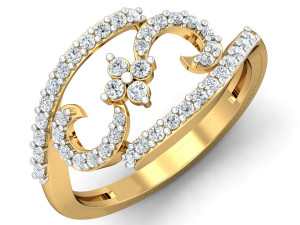 diamond ring for ladies 3Dプリントモデル