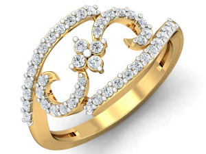diamond ring for ladies 3D Print Model