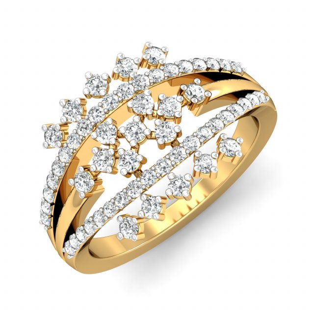 diamond ring for ladies 3D-printmodel .c4d .max .obj .3ds .fbx .stl .blend 