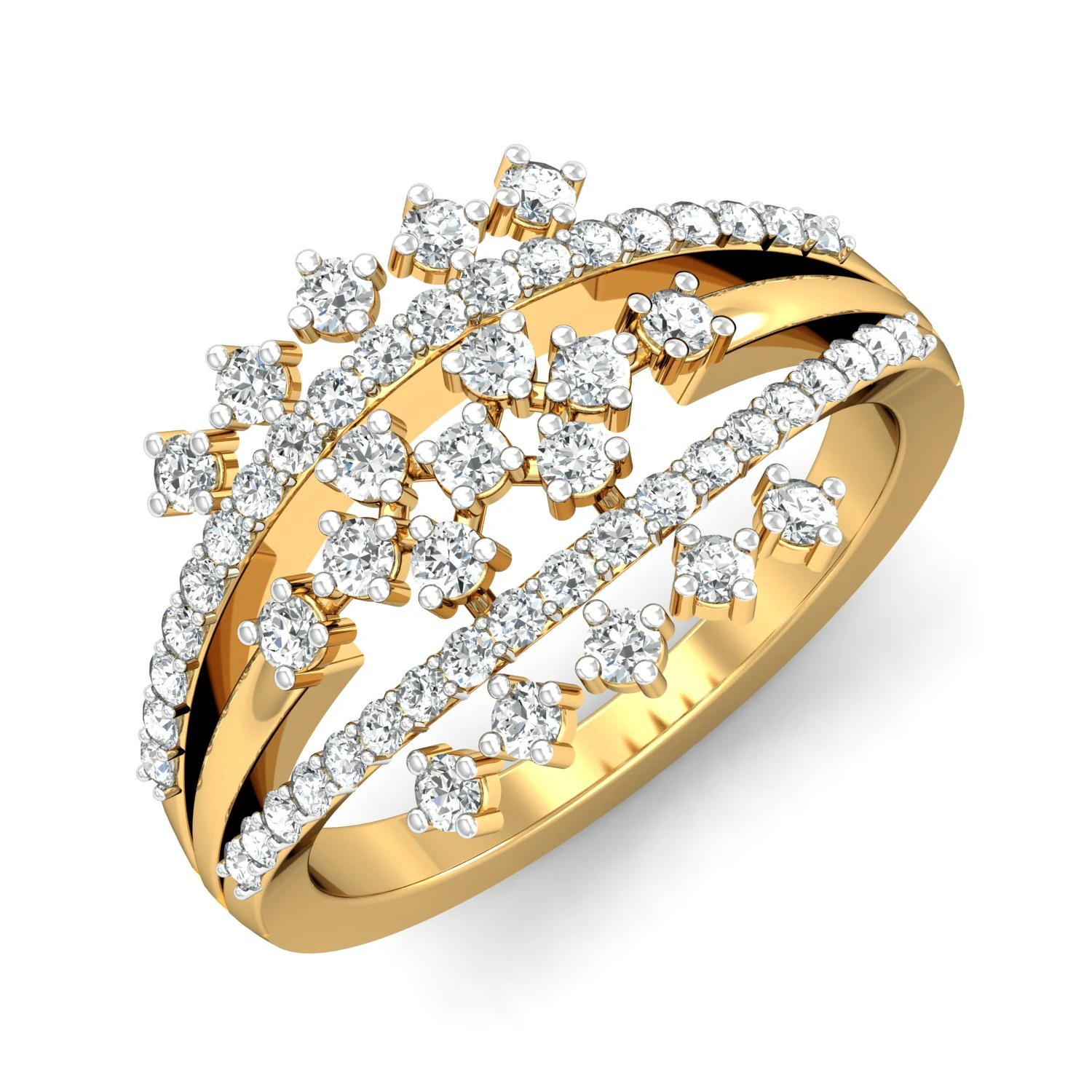diamond ring for ladies 3D Print Model .c4d .max .obj .3ds .fbx .stl .blend