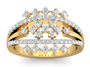 diamond ring for ladies 3D-printmodel