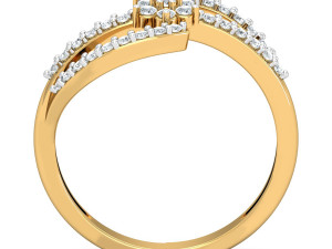 diamond ring for ladies Modello di stampa 3D