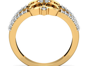 diamond ring for ladies 3D Print Model