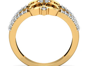 diamond ring for ladies 3D Print Model