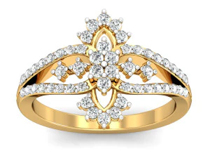 diamond ring for ladies 3D Print Model