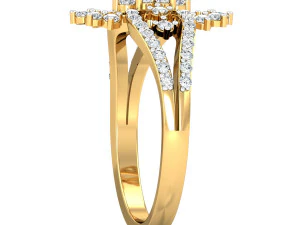diamond ring for ladies 3D Print Model