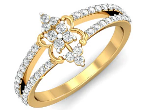 diamond ring for ladies 3D Print Model