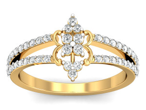 diamond ring for ladies 3D-printmodel