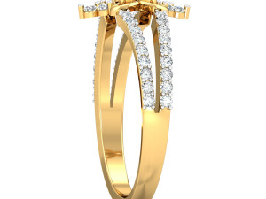 diamond ring for ladies 3D-printmodel