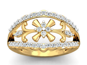 diamond ring for ladies 3D 打印模型