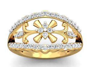 diamond ring for ladies 3D Print Model