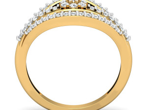 diamond ring for ladies 3D Baskı Modeli