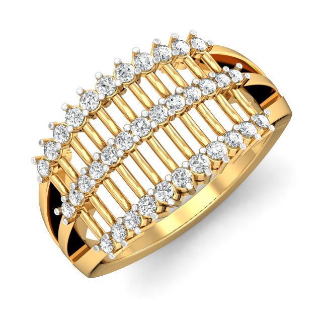 diamond ring for ladies 3D Print Model .c4d .max .obj .3ds .fbx .stl .blend 