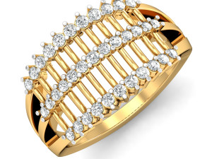 diamond ring for ladies Modelo de Impressão 3D