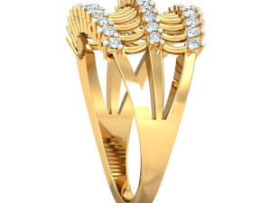 diamond ring for ladies 3D Print Model
