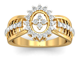 diamond ring for ladies 3Dプリントモデル