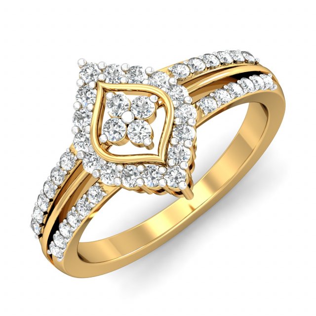 diamond ring for ladies 3D प्रिंट मॉडल .c4d .max .obj .3ds .fbx .stl .blend 