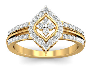 diamond ring for ladies 3D प्रिंट मॉडल