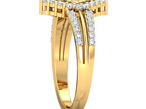 diamond ring for ladies 3D प्रिंट मॉडल