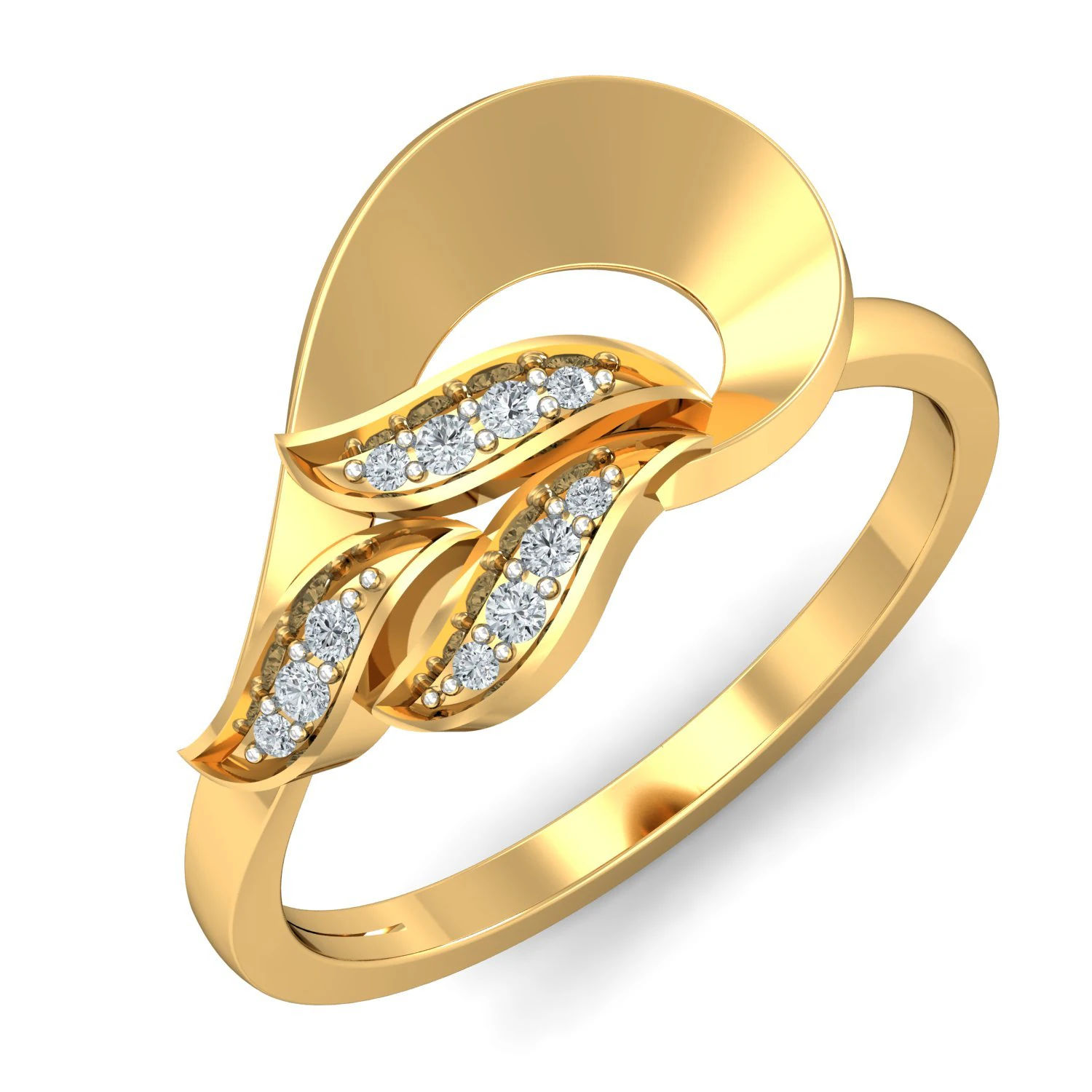 diamond ring for ladies 3D Print Model .c4d .max .obj .3ds .fbx .stl .blend 