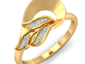 diamond ring for ladies 3D-Druckmodell