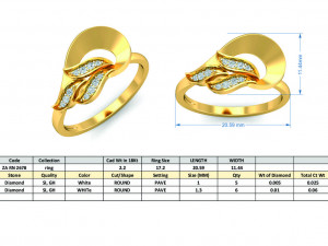 diamond ring for ladies Modèles 3D en vedette