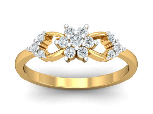 diamond ring for ladies 3D प्रिंट मॉडल
