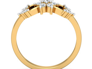 diamond ring for ladies 3D प्रिंट मॉडल