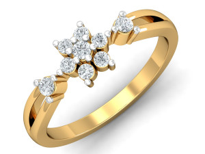 diamond ring for ladies 3D प्रिंट मॉडल